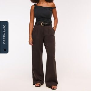 Abercrombie Brown Women's Wide-Leg Pants